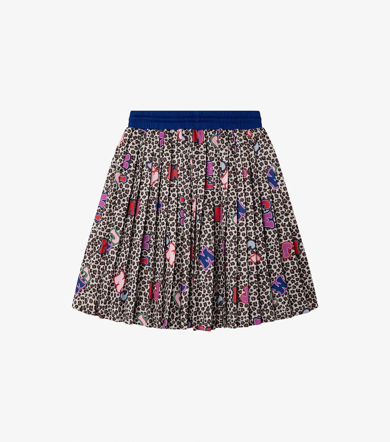 Kids' Marc Jacobs Micro Cheetah Dancing Skirts Blue / Multicolor | YIWBJ-2047