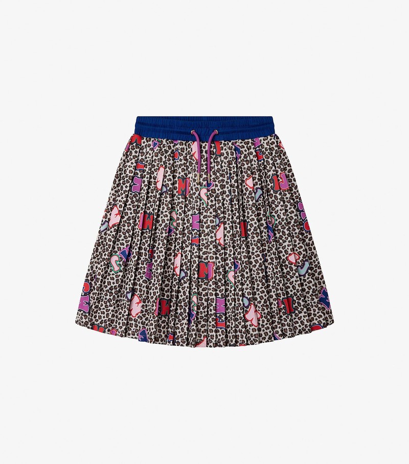 Kids\' Marc Jacobs Micro Cheetah Dancing Skirts Blue / Multicolor | YIWBJ-2047