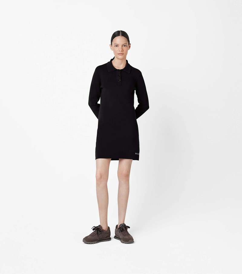 Women's Marc Jacobs 3/4 Tennis Dress Black | YIGLF-0837