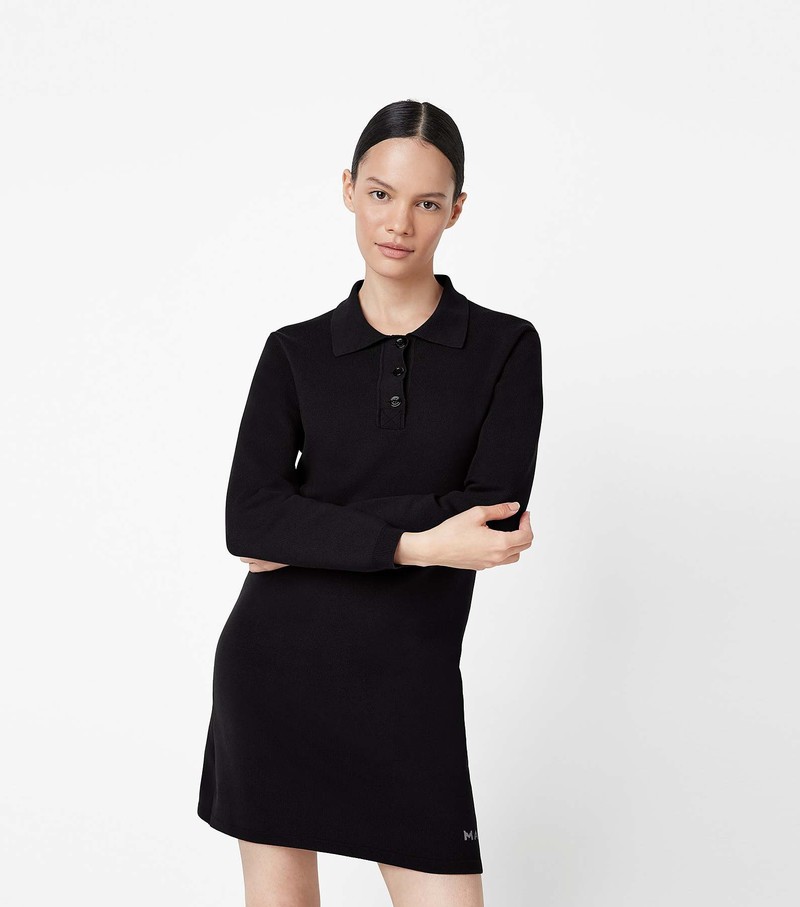 Women's Marc Jacobs 3/4 Tennis Dress Black | YIGLF-0837