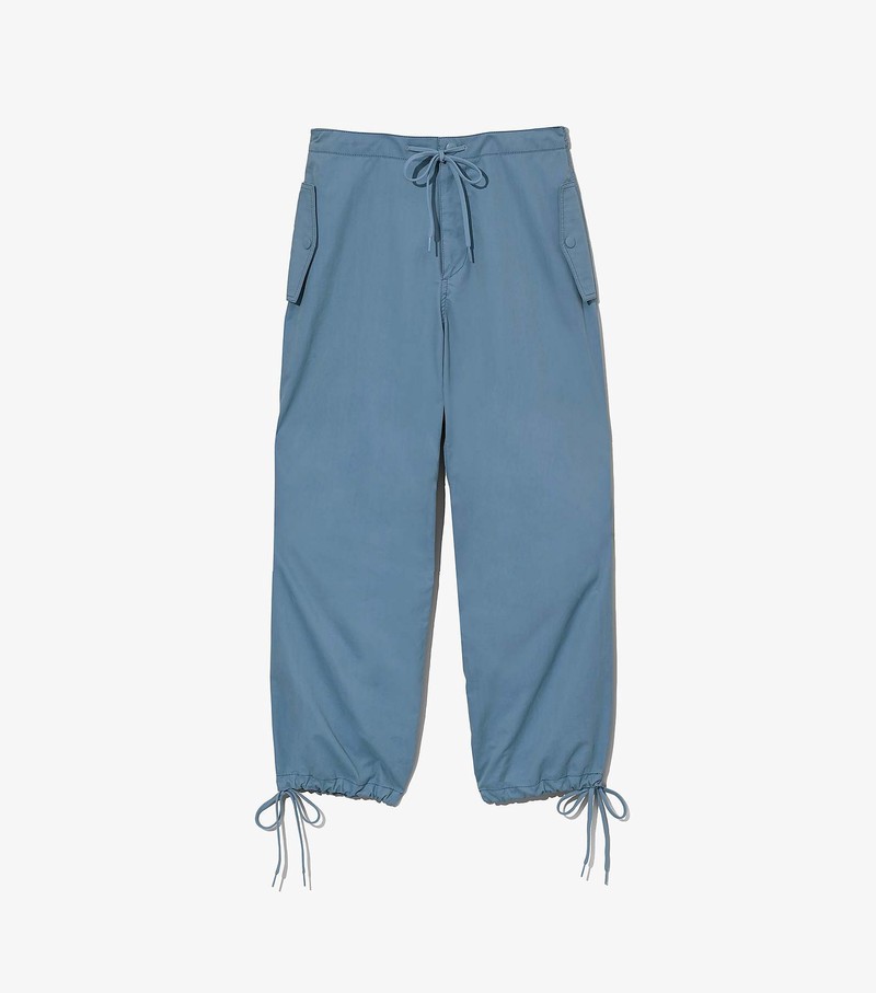 Women\'s Marc Jacobs Baggy Drawstring Pants Blue | QIMCU-8579