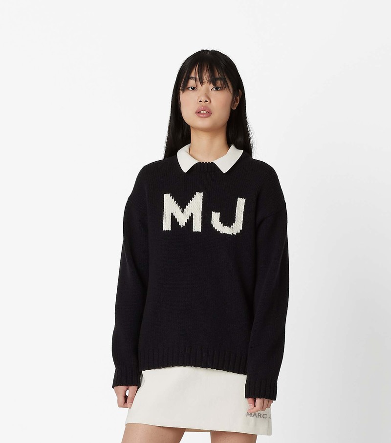 Women's Marc Jacobs Big Sweater Black | RTYEU-8149