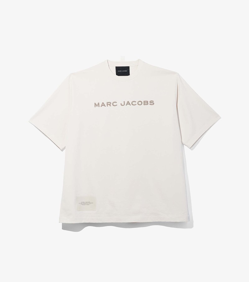 Women\'s Marc Jacobs Big T Shirts White | KPRFX-8267