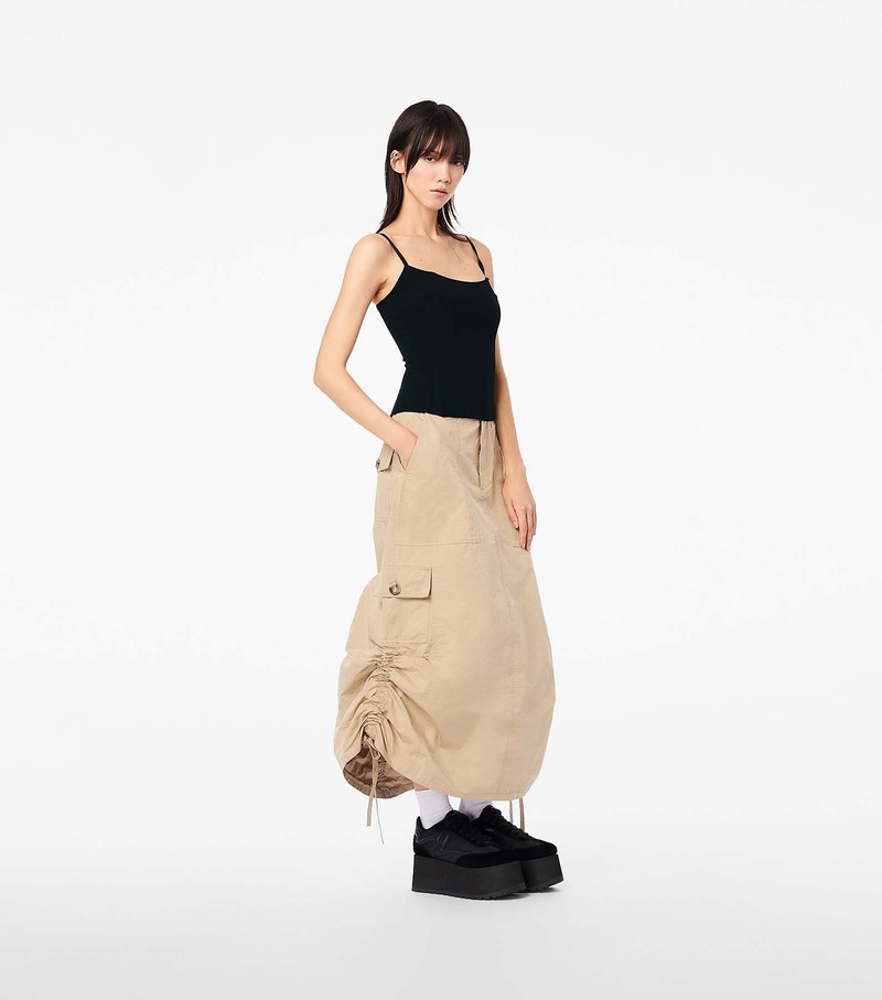 Women's Marc Jacobs Cargo Skirts Beige | QNWKG-6927