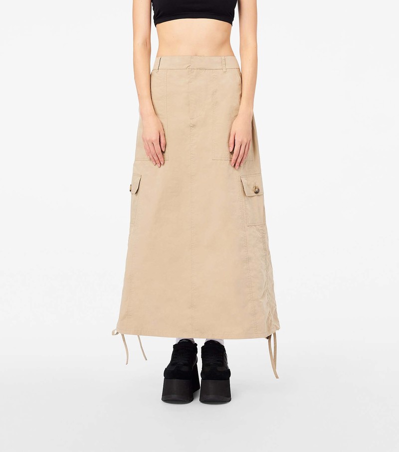 Women's Marc Jacobs Cargo Skirts Beige | QNWKG-6927