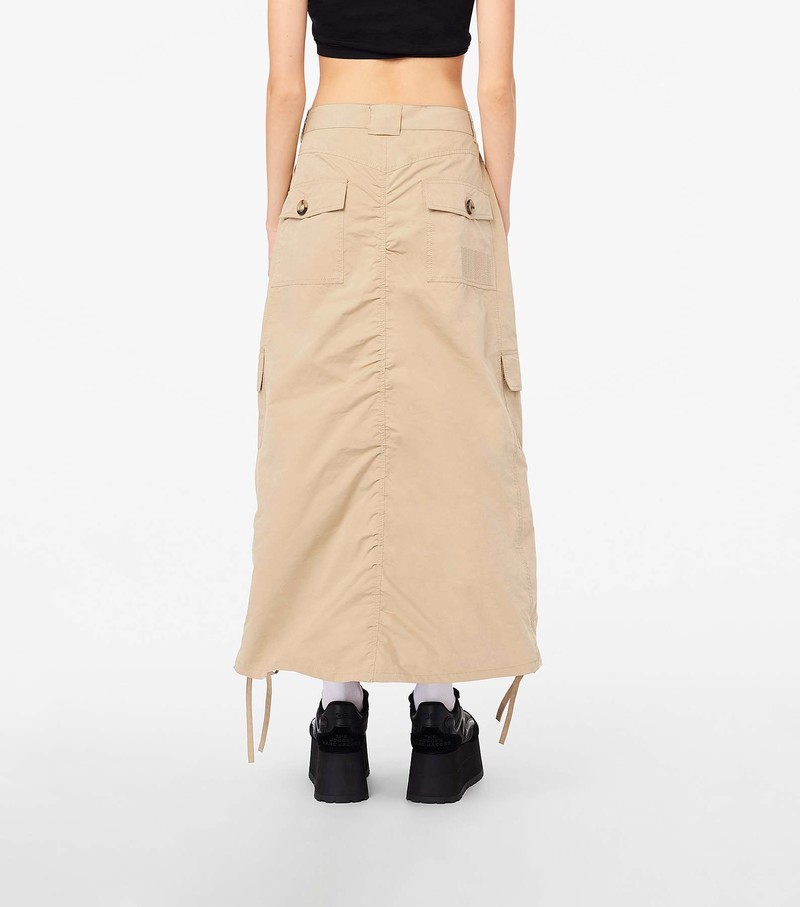 Women's Marc Jacobs Cargo Skirts Beige | QNWKG-6927