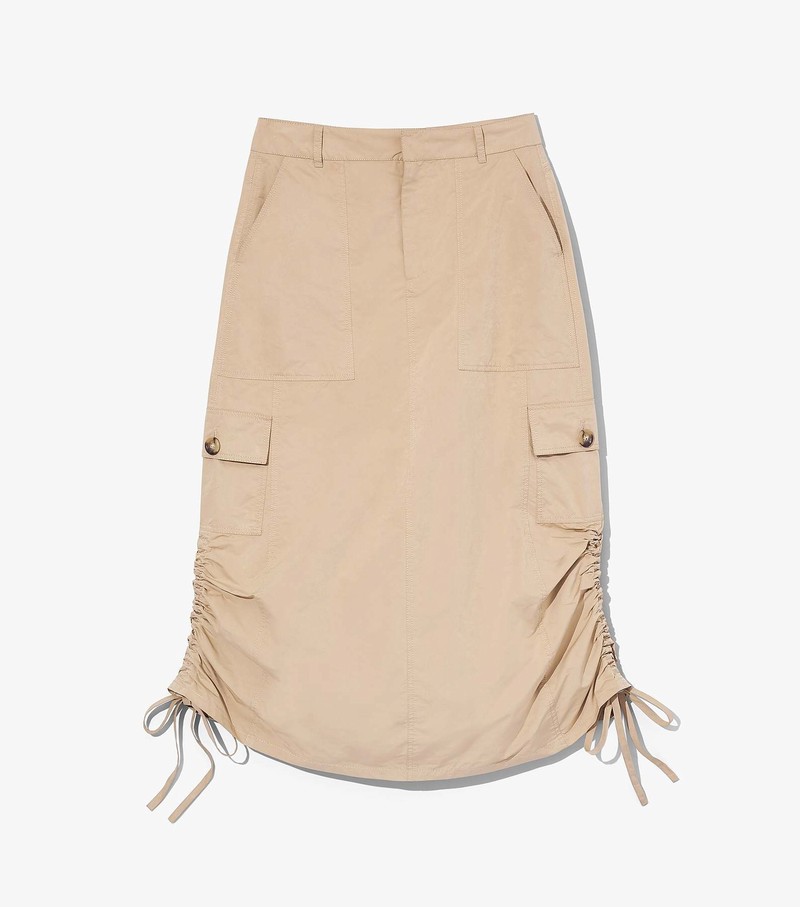 Women\'s Marc Jacobs Cargo Skirts Beige | QNWKG-6927