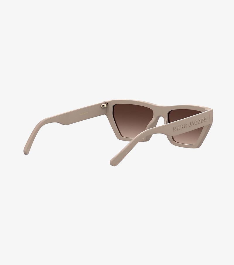 Women's Marc Jacobs Cat Eye Sunglasses Beige | CBKST-9573