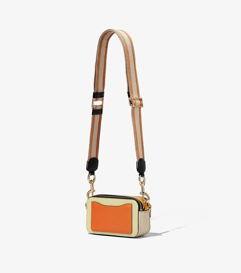 Women's Marc Jacobs Colorblock Snapshot Crossbody Bags Yellow / Multicolor | OBJET-2413