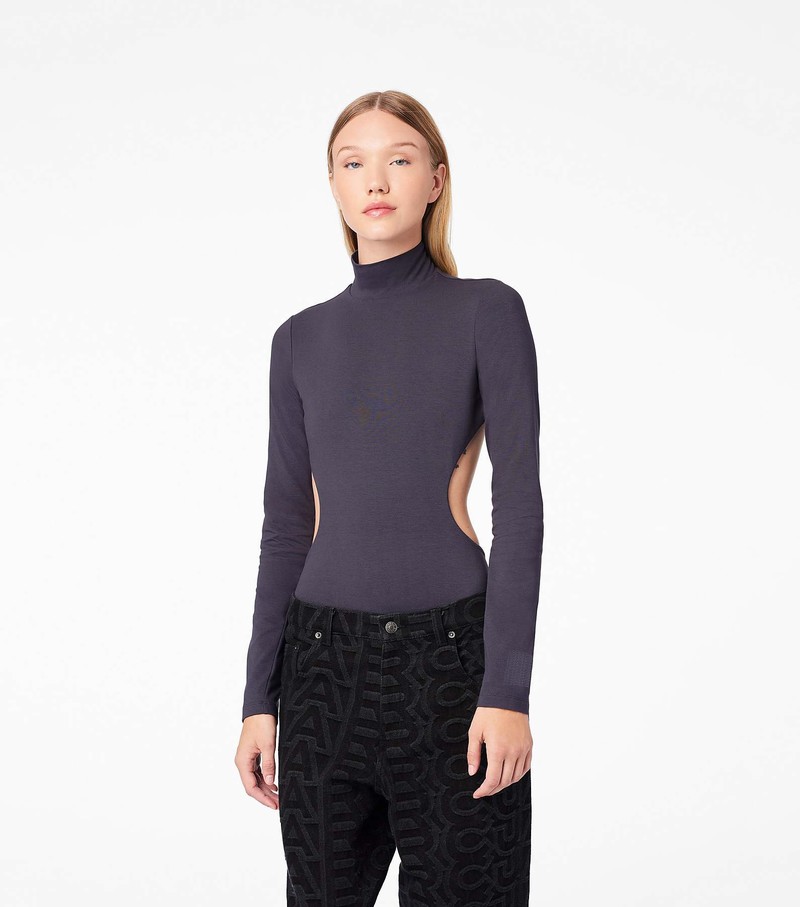 Women's Marc Jacobs Cutout Bodysuit Grey | CEKPY-4265