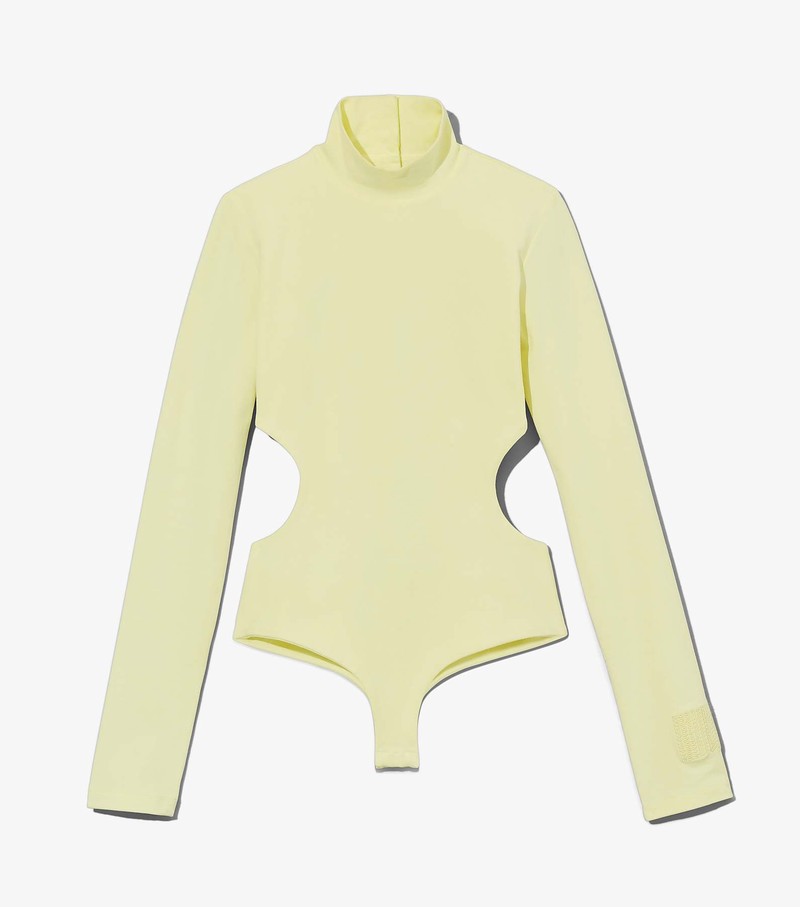 Women\'s Marc Jacobs Cutout Bodysuit Yellow | JPIQB-5601