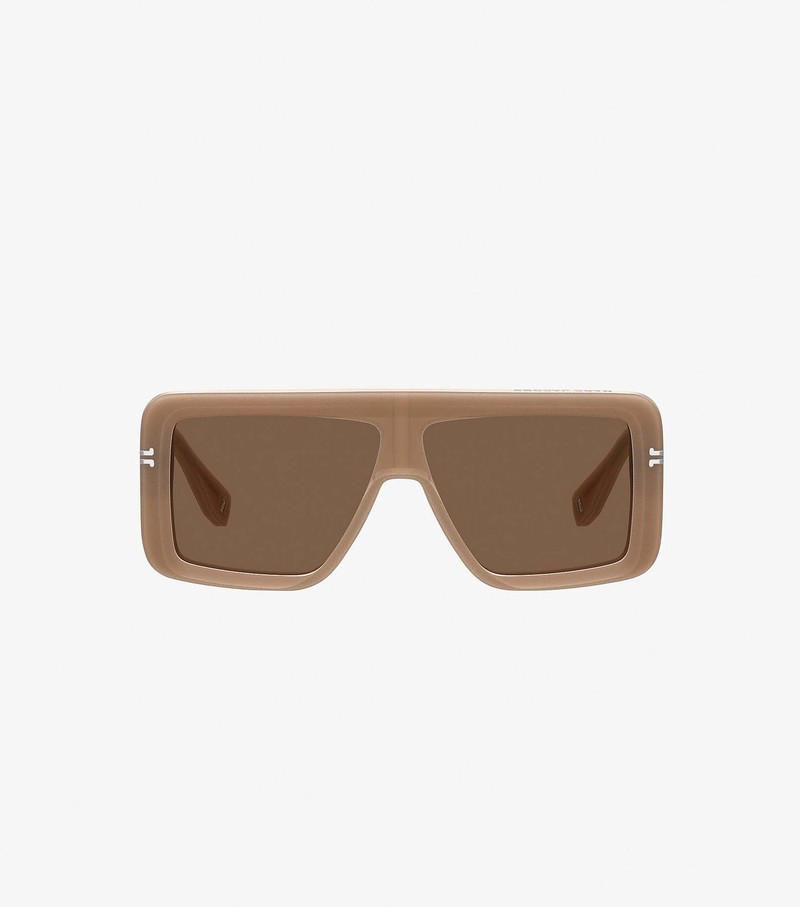 Fendi Women's Cutout Rectangle Sunglasses