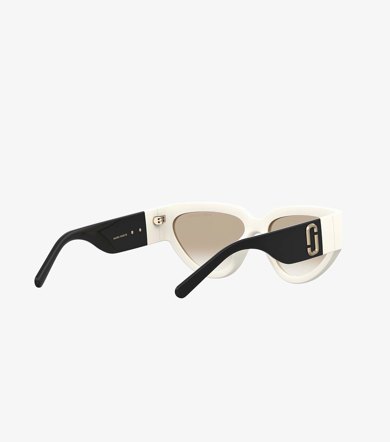 Women's Marc Jacobs J Marc Cat Eye Sunglasses White | TZGPC-0164