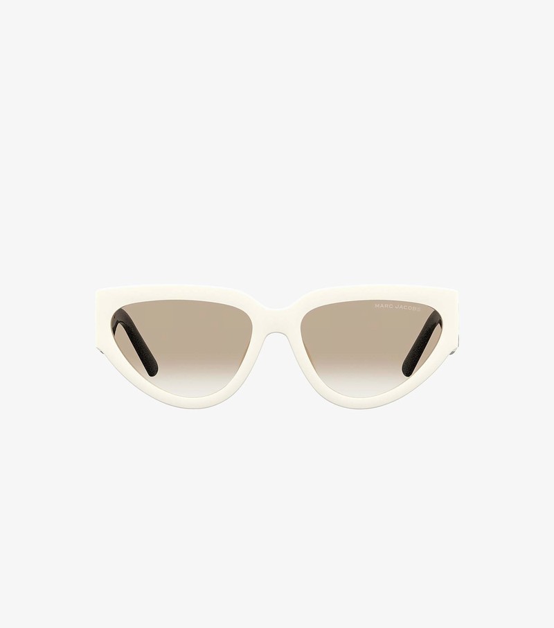 Women's Marc Jacobs J Marc Cat Eye Sunglasses White | TZGPC-0164