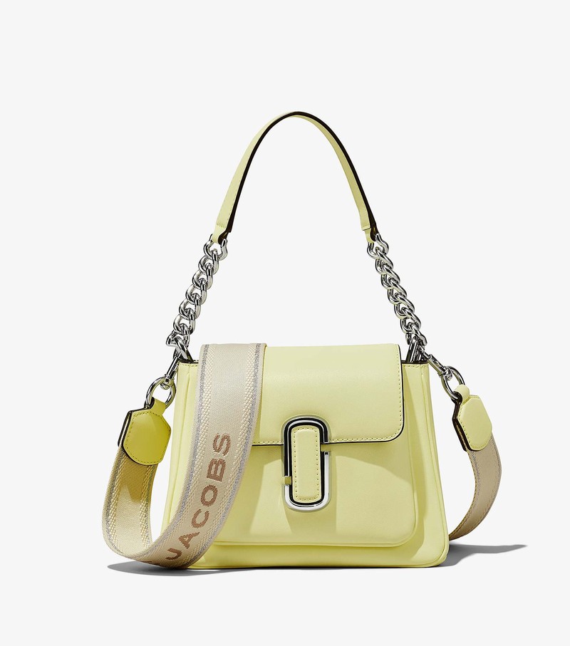 Women\'s Marc Jacobs J Marc Chain Mini Satchel Bags Yellow | FVIXU-4387