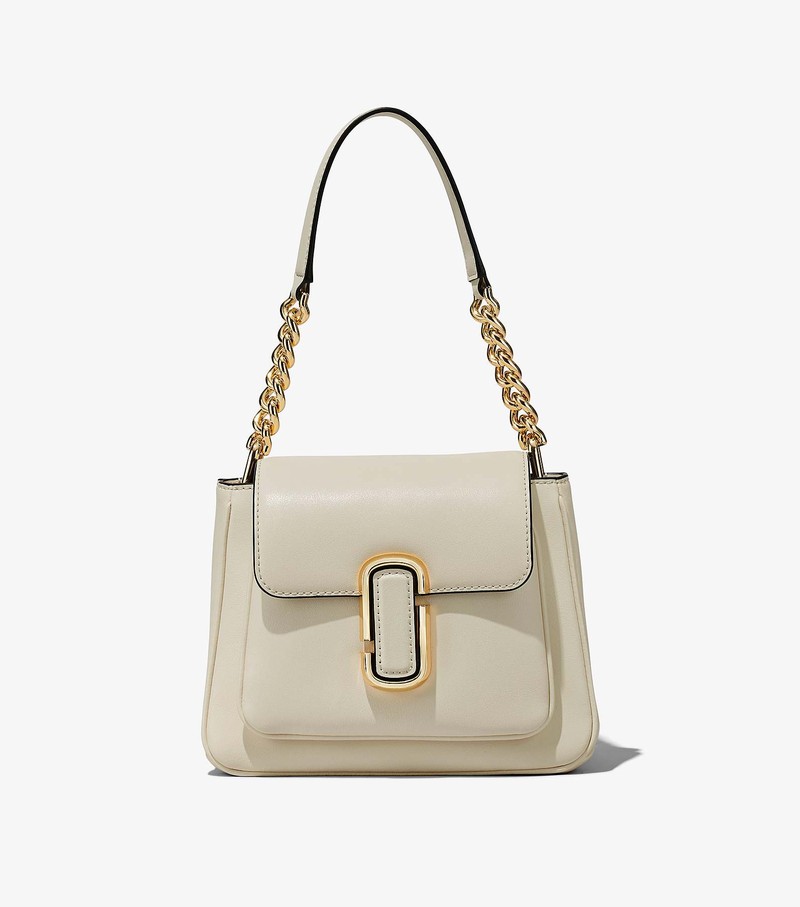 Women's Marc Jacobs J Marc Chain Mini Satchel Bags White | USBVP-3617