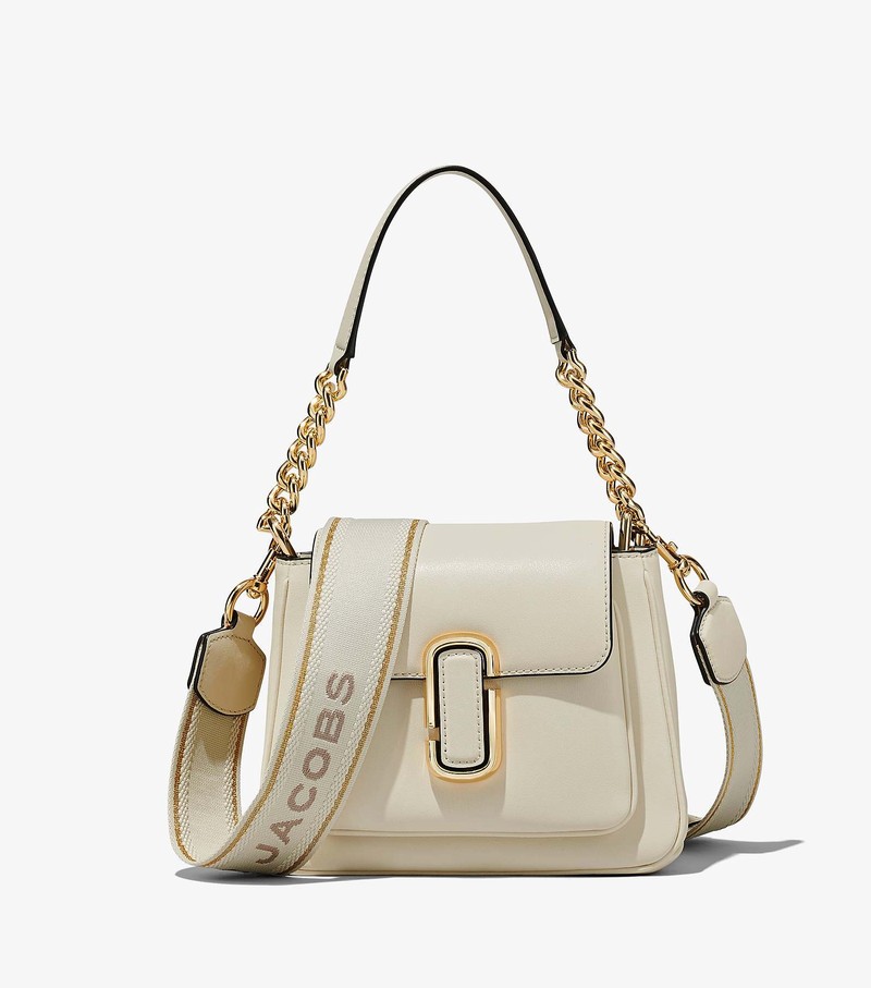 Women\'s Marc Jacobs J Marc Chain Mini Shoulder Bags White | DPWTA-8725