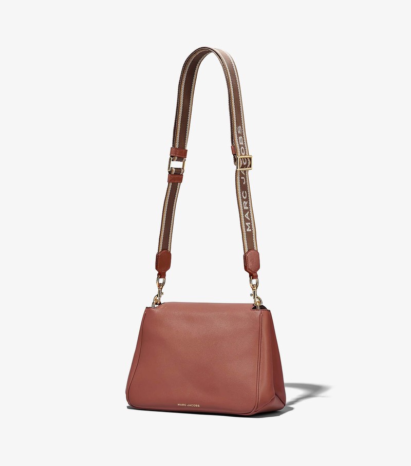 Women's Marc Jacobs J Marc Chain Satchel Bags Brown | QWZUD-6243