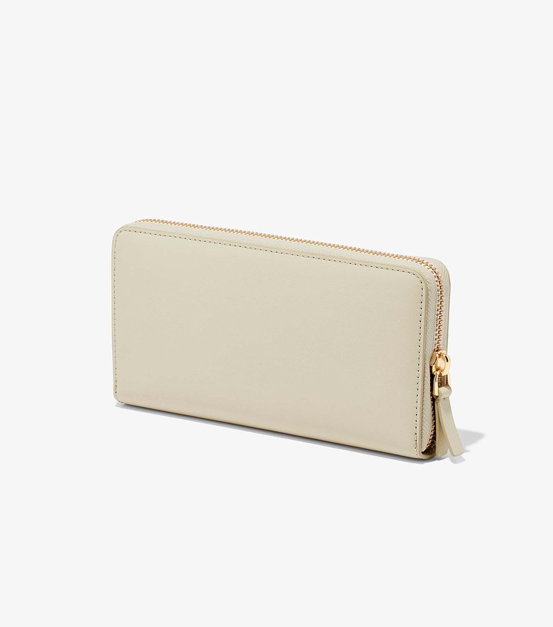 Women's Marc Jacobs J Marc Continental Large Wallets White | PZERL-9541