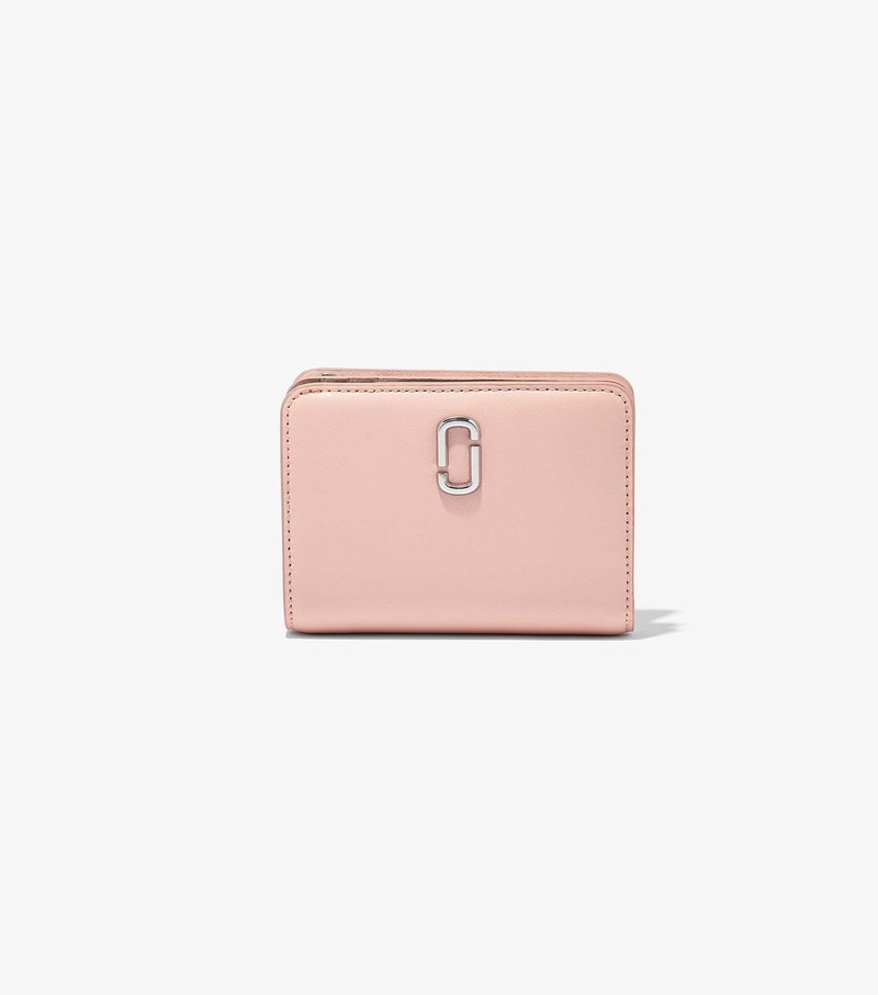 Women\'s Marc Jacobs J Marc Mini Compact Small Wallets Pink | ROGYD-5813