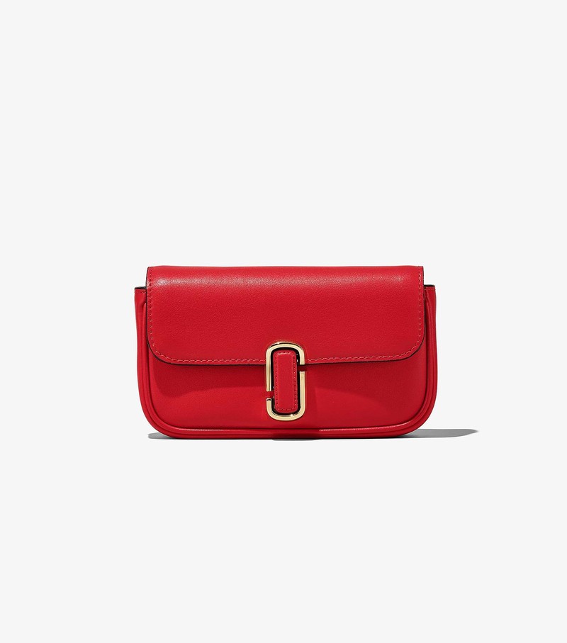 Women's Marc Jacobs J Marc Mini Crossbody Bags Red | KLQHN-1879