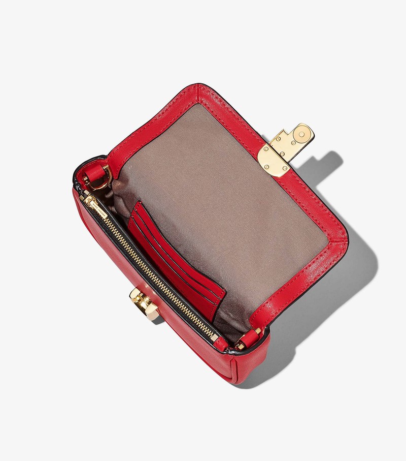 Women's Marc Jacobs J Marc Mini Crossbody Bags Red | KLQHN-1879