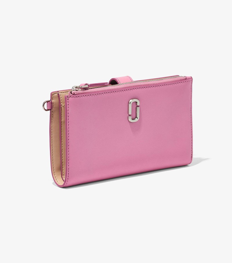 Women's Marc Jacobs J Marc Phone Wristlet Large Wallets Pink | YHTWG-4369