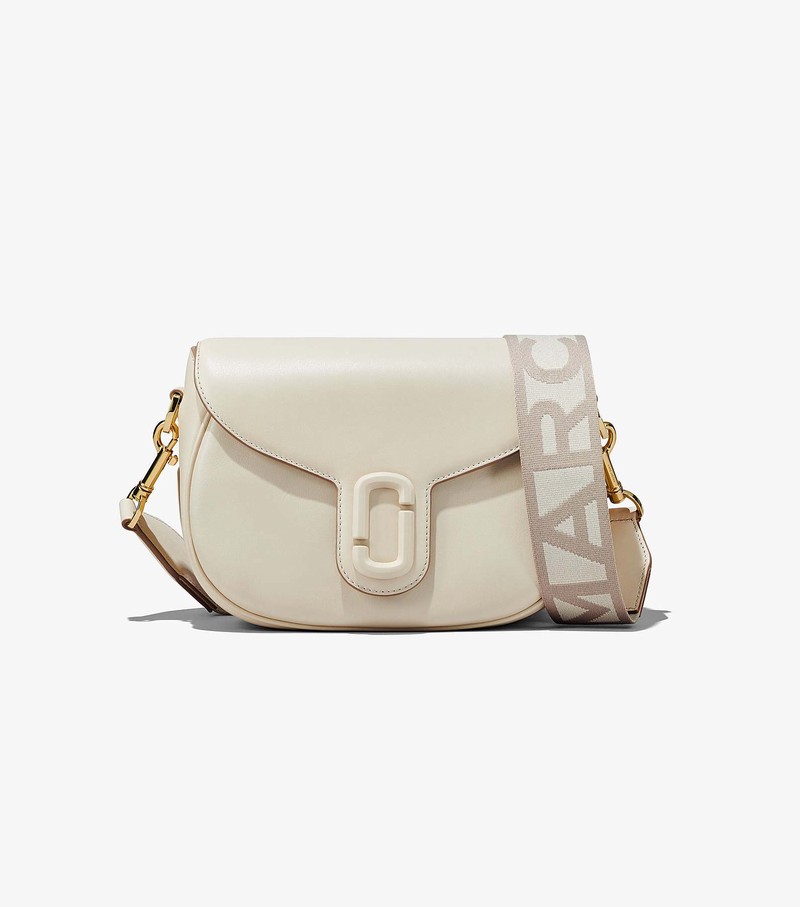 Women\'s Marc Jacobs J Marc Saddle Bags White | ARQNV-9067