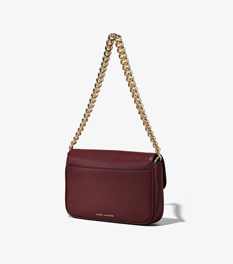 Marc by Marc Jacobs Leather Crossbody Bag Burgundy
