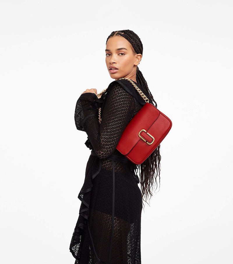 Women's Marc Jacobs J Marc Shoulder Bags Red | HRMBW-5371