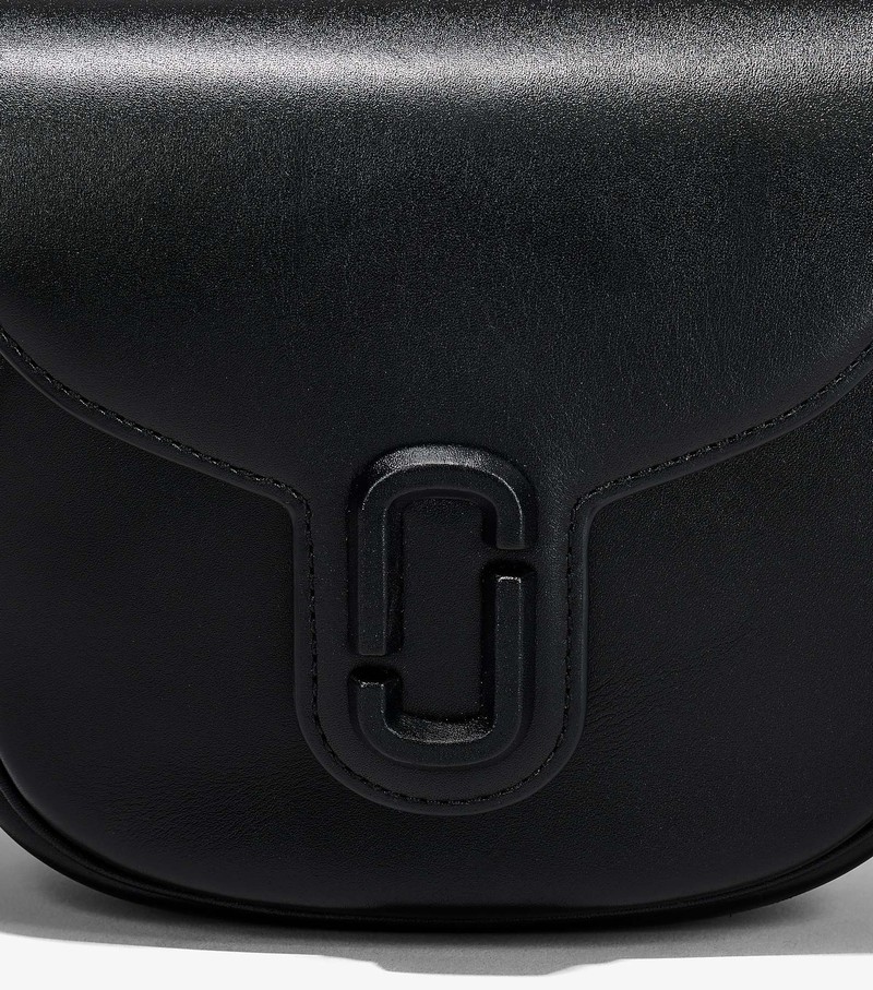 Women's Marc Jacobs J Marc Small Saddle Bags Black | ICDFT-0825