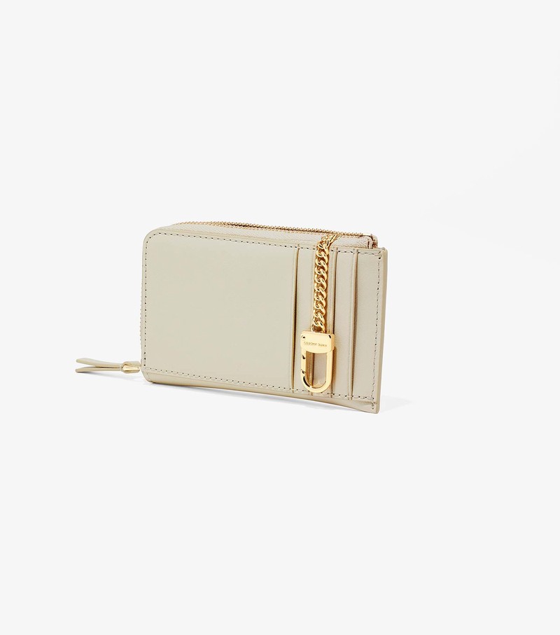 Women's Marc Jacobs J Marc Top Zip Multi Small Wallets White | SEIZR-1249