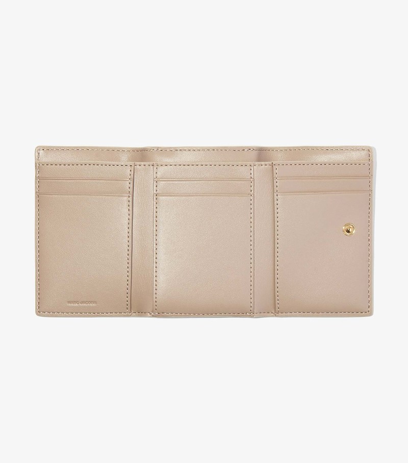 Women's Marc Jacobs J Marc Trifold Large Wallets White | QEKDV-2041