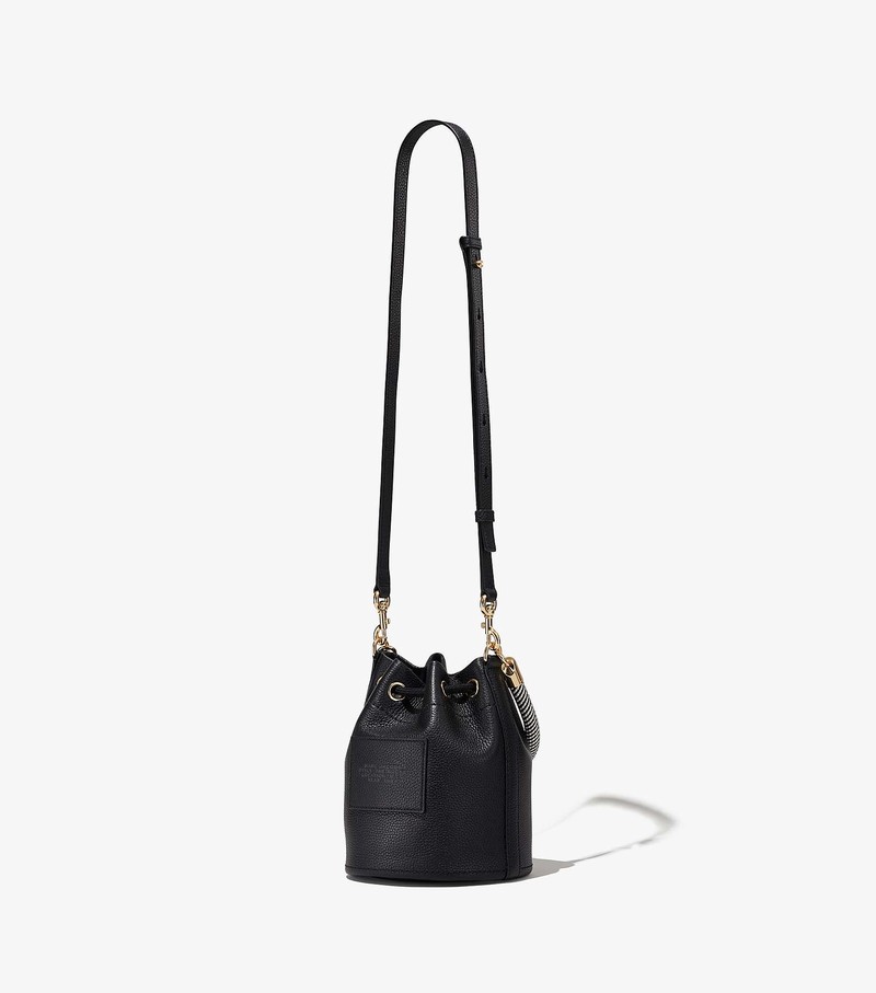 Women's Marc Jacobs Leather Crossbody Bags Black | BEKPR-8254