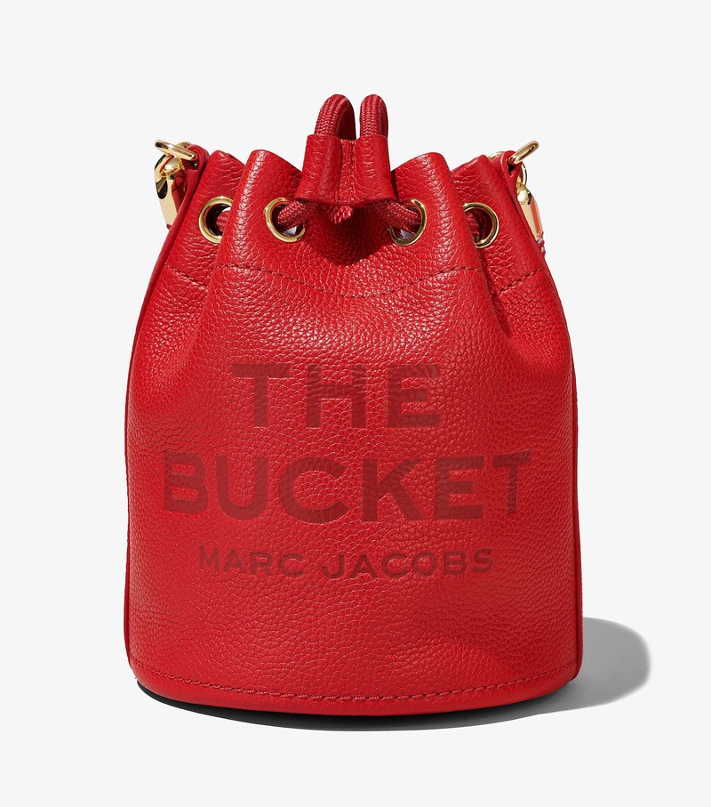 Women's Marc Jacobs Leather Crossbody Bags Red | UGVFD-2547