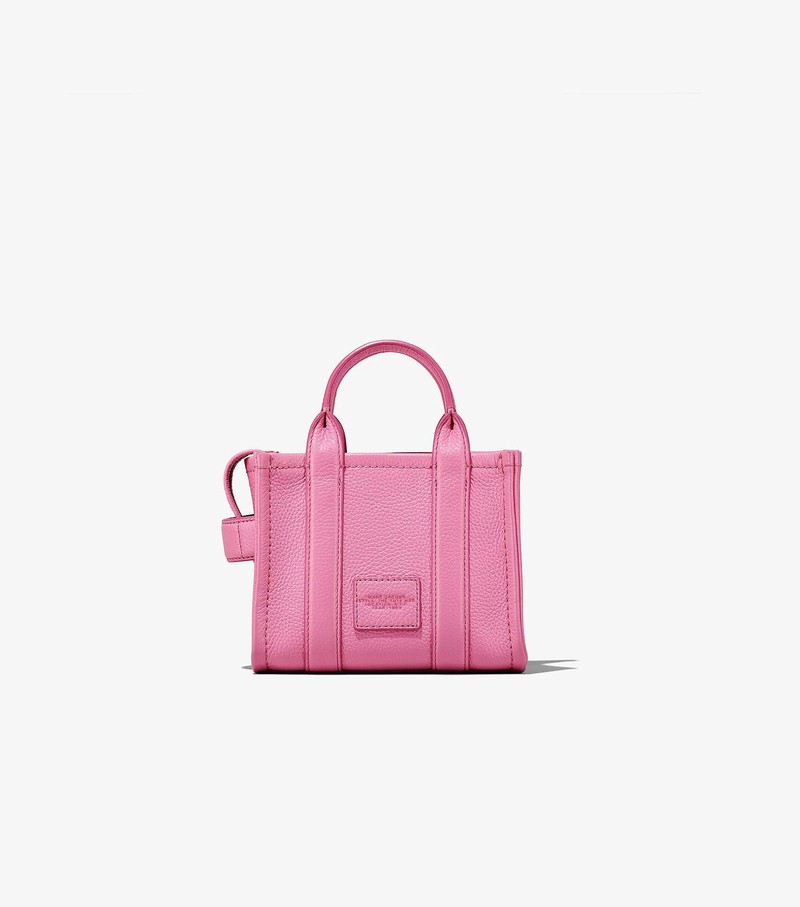 Women's Marc Jacobs Leather Micro Crossbody Bags Pink | ASNCM-3486