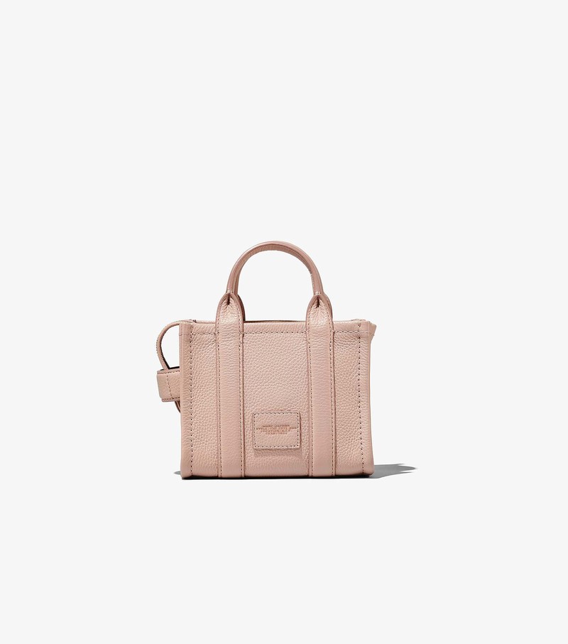 Women's Marc Jacobs Leather Micro Crossbody Bags Pink | NSIZR-9316