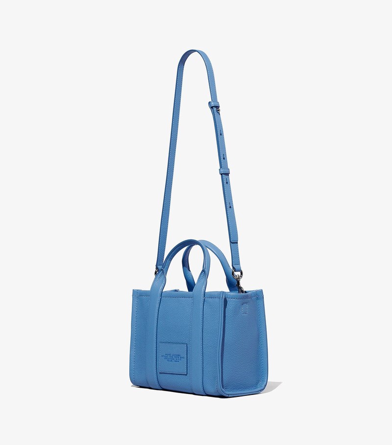 Women's Marc Jacobs Leather Mini Crossbody Bags Blue | DJPZH-3201