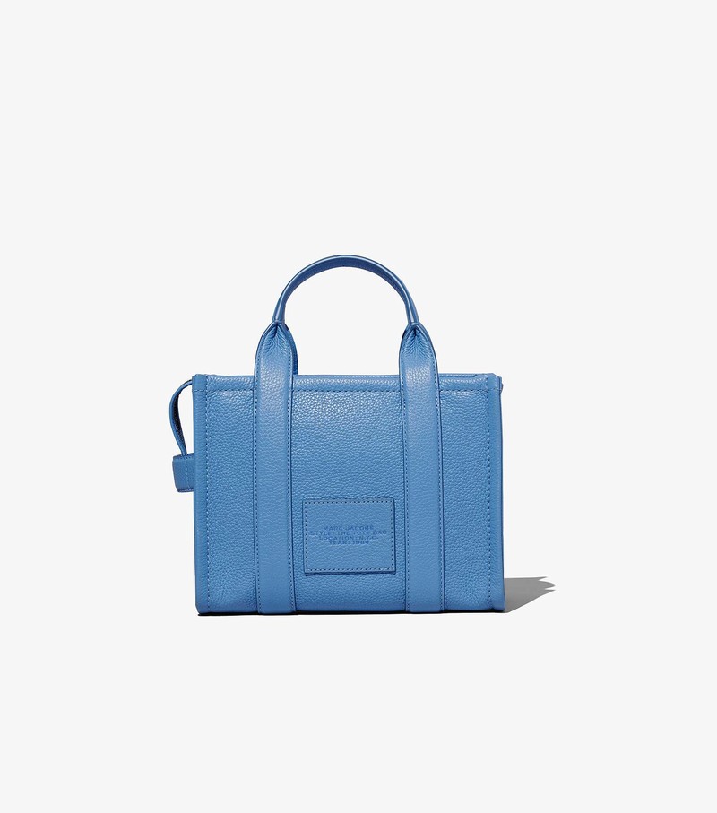 Women's Marc Jacobs Leather Mini Crossbody Bags Blue | DJPZH-3201