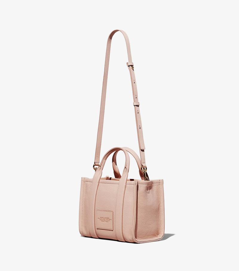 Women's Marc Jacobs Leather Mini Tote Bags Brown | ODPBA-0425