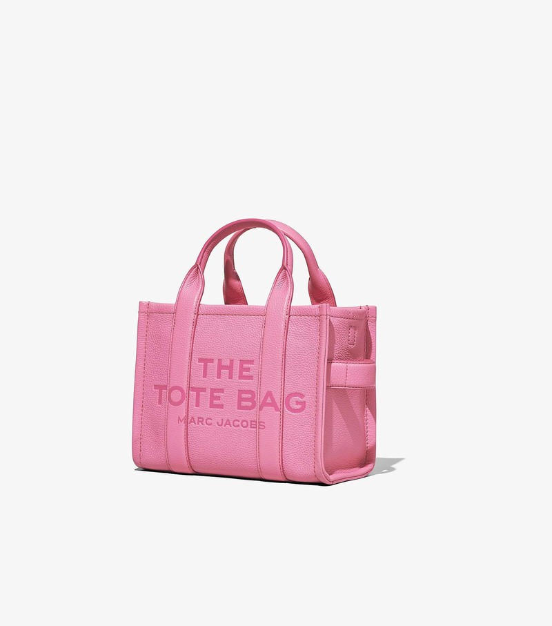 Women's Marc Jacobs Leather Mini Tote Bags Pink | QXTVY-8203