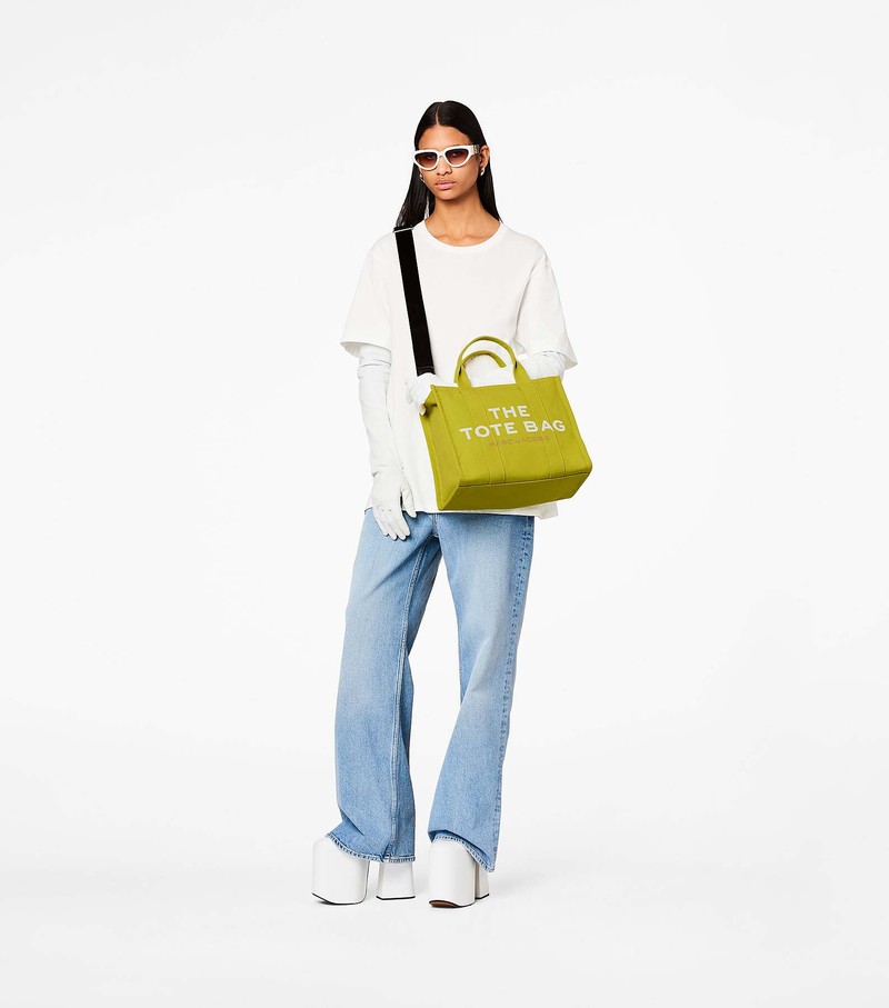 Women's Marc Jacobs Medium Tote Bags Green | XWFSQ-6103