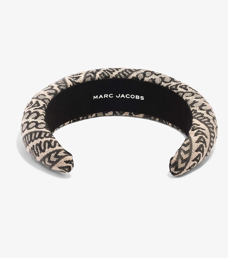 udpege udgifterne bekræft venligst Marc Jacobs Hair Accessories New Collection - Womens Monogram Headband  Beige / Black