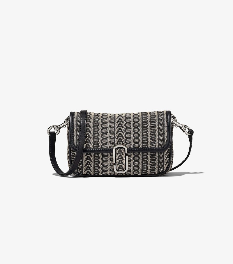 Women's Marc Jacobs Monogram J Marc Mini Shoulder Bags Black / Grey | SXAVQ-2516