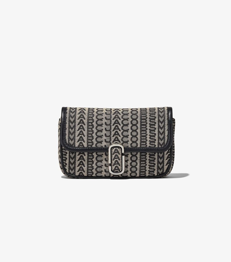 Women's Marc Jacobs Monogram J Marc Mini Shoulder Bags Black / Grey | SXAVQ-2516