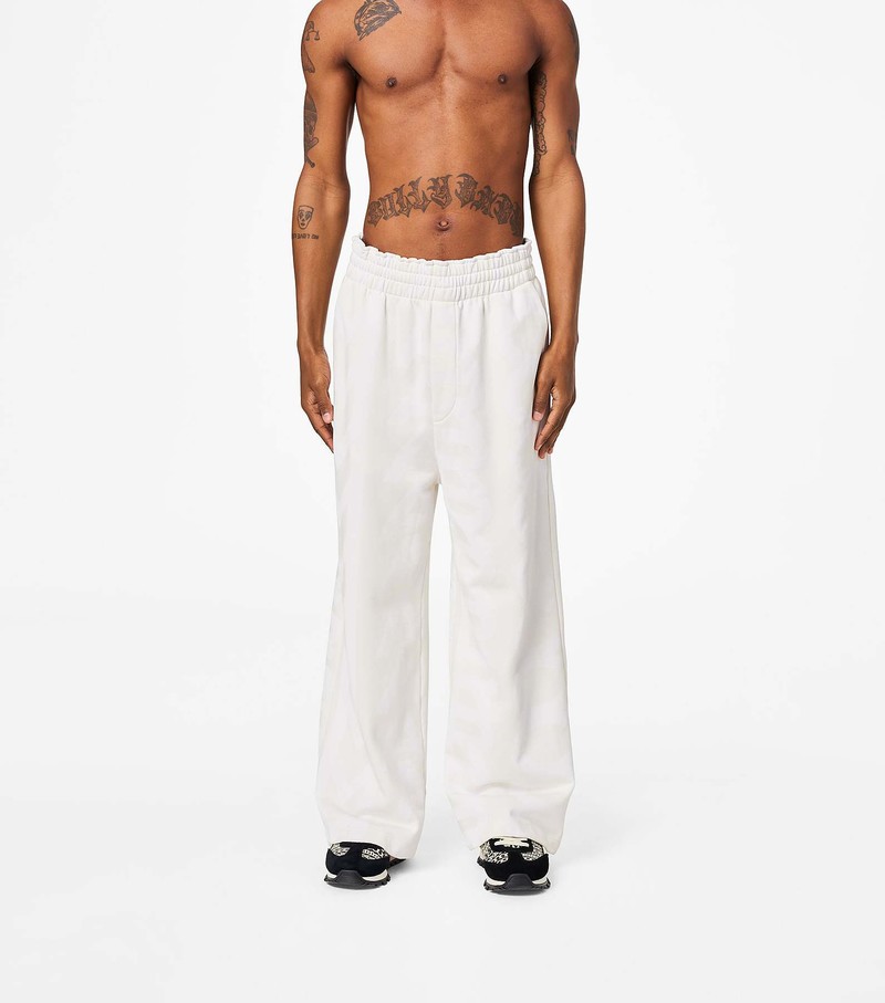 Women's Marc Jacobs Monogram Oversized Sweatpants White | KYONU-5819