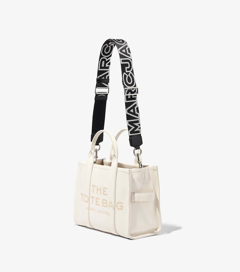 Women's Marc Jacobs Outline Logo Webbing Strap Bag Accessories Black / White | CDAQF-2173