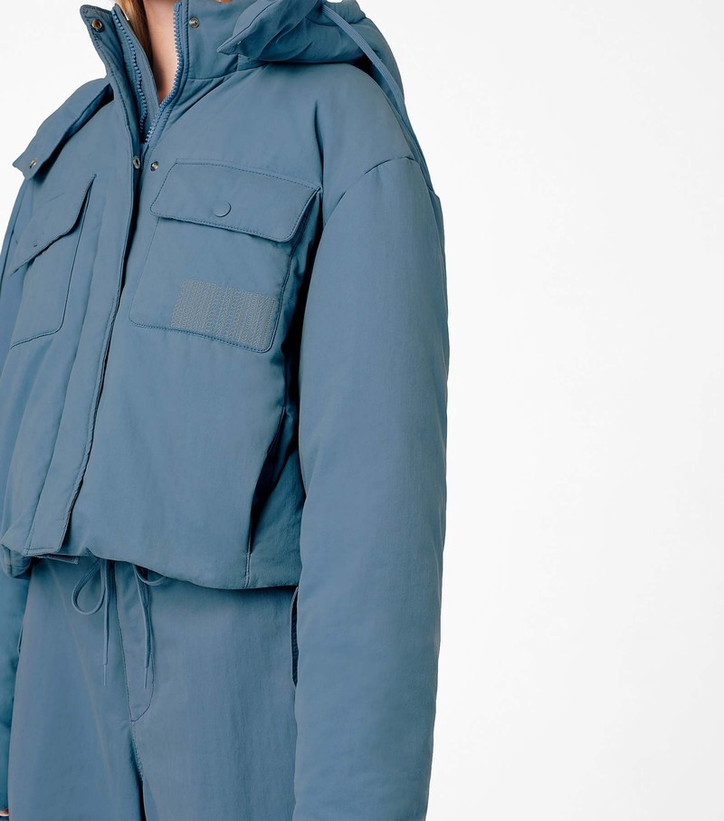 Women's Marc Jacobs Padded Cargo Jackets Blue | OUPGZ-2715