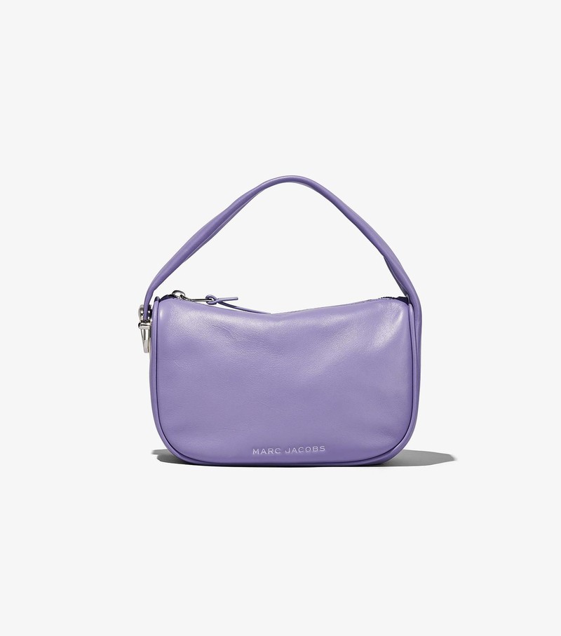 Women\'s Marc Jacobs Pushlock Hobo Mini Bags Purple | DZCFG-5879