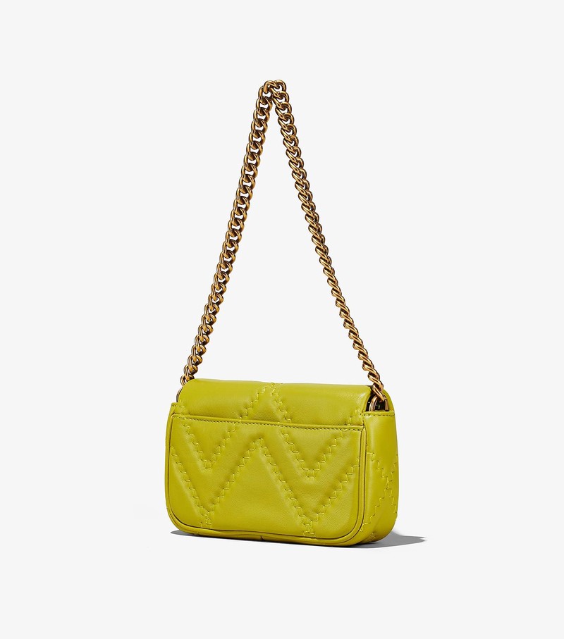 Women's Marc Jacobs Quilted Leather J Marc Mini Shoulder Bags Green | AFWMR-2063